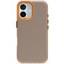 Mobigear Crystal Coque iPhone 16 Plus Coque arrière Rigide - Orange