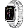 Mobigear Vienna Bracelet Acier Apple Watch Fermeture boucle déployante - 42/41/40/38 mm - Argent
