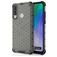 Mobigear Honeycomb Coque Huawei Y6p Coque arrière Rigide Anti-Chocs - Gris