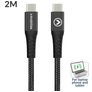 Mobilize Strong Nylon Câble USB-C vers USB-C 2 mètres - Noir