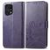 Mobigear Clover Housse OPPO Find X5 Pro Etui Porte-Monnaie - Violet