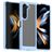 Mobigear Crystal Coque Samsung Galaxy Z Fold 5 Coque arrière Rigide - Transparent / Bleu