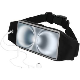 Mobiparts Comfort Fit Brassard Téléphone iPhone 16 Plus Brassard Coque de Sport en Neoprène - Noir