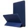 Mobigear Tri-Fold Gel Coque iPad 7 (2019) Etui en TPU,Similicuir - Bleu