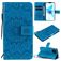 Mobigear Sunflower Housse iPhone 12 Etui Porte-Monnaie - Bleu