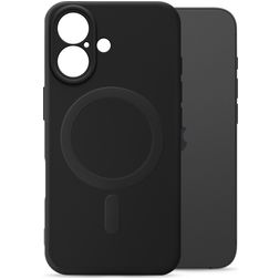 My Style Protective Flex Coque iPhone 16 MagSafe Coque arrière en TPU Souple - Noir