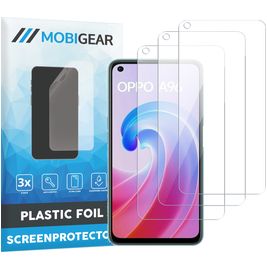 Mobigear OPPO A96 Protection d'écran Film - Compatible Coque (Lot de 3)