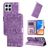 Mobigear Sunflower Housse HONOR X8 Etui Porte-Monnaie - Violet