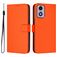 Mobigear Urban Wallet Housse Motorola Moto G04 Etui Porte-Monnaie - Orange