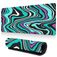 Mobigear Anti-Slip - Tapis de souris - 40 x 90 CM - Abstract Fluid 16