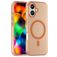 Mobigear Shockproof iPhone 17 MagSafe Plastique rigide Coque arrière - Orange