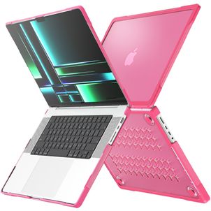 Mobigear Shockproof Pro MacBook Pro 14 Pouces (2021-2026) Coque - Rose - Model A2442 / A2779 / A2918 / A2992 / A3401 / A3112 / A3434 / A3427 / A3426