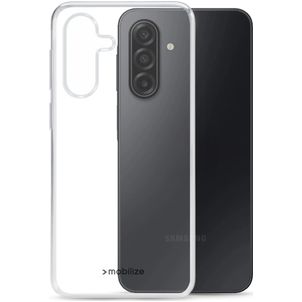 Mobilize Gelly Case Coque Transparente Samsung Galaxy A17 Coque arrière en TPU Souple - Transparent