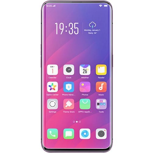 Mobigear OPPO Find X Verre trempé Protection d'écran - Compatible Coque