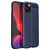 Mobigear Luxury Coque iPhone 12 Coque arrière en TPU Souple - Bleu