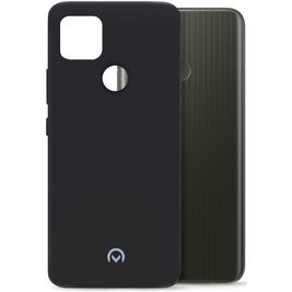 Mobilize Rubber Gelly Coque Realme C25Y Coque arrière en TPU Souple - Matt Black