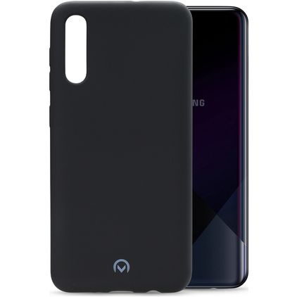 Mobilize Rubber Gelly Coque Samsung Galaxy A30s Coque arrière en TPU Souple - Matt Black