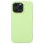 Mobigear Rubber Touch Coque iPhone 14 Pro Coque arrière en Silicone - Citron vert