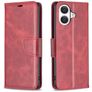Mobigear Excellent Housse iPhone 17 Etui Porte-Monnaie - Rouge