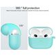 Mobigear Classic Coque Apple AirPods 3 Coque en Silicone Souple - Emerald Green