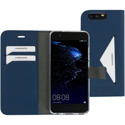 Mobiparts Classic Wallet Housse Huawei P10 Etui Porte-Monnaie - Bleu