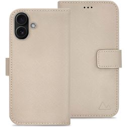 My Style Flex Wallet Housse iPhone 16 Etui Porte-Monnaie - Warm Taupe
