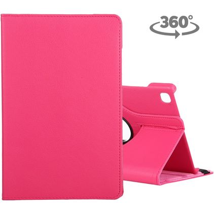 Mobigear DuoStand Coque Samsung Galaxy Tab A7 (2020) Etui Rotatif - Magenta