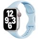Mobigear Sport Slim Bracelet Silicone Apple Watch Fermeture à clou et passant - 49/46/45/44 mm - Baby Blue