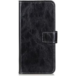 Mobigear Basic Housse Motorola One Fusion Plus Etui Porte-Monnaie - Noir