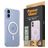 PanzerGlass Clear Coque Transparente iPhone 16 Plus MagSafe Coque arrière Rigide Anti-Chocs - Transparent