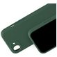 Mobiparts Coque iPhone 16e Coque arrière en Silicone - Forest Green