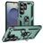 Mobigear Armor ring Coque Samsung Galaxy S26 Ultra Coque arrière Rigide Anti-Chocs avec Anneau-Support - Vert