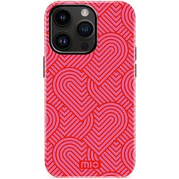 MIO iPhone 14 Pro MagSafe Plastique rigide Coque arrière - Wild Hearts