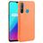 Mobigear Croco Coque Realme C3 Coque arrière Rigide - Orange
