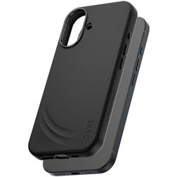 CARE by PanzerGlass Feature FLOW Coque iPhone 17 MagSafe Coque arrière en Silicone Anti-Chocs - Noir