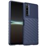 Mobigear Groove Coque Sony Xperia 5 IV Coque arrière en TPU Souple - Bleu