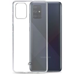Mobilize Gelly Coque Transparente Samsung Galaxy A71 Coque arrière en TPU Souple - Transparent