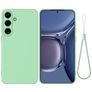 Mobigear Rubber Touch Samsung Galaxy S25 FE Silicone Coque arrière - Vert