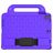 Mobigear Diamond Coque iPad Air 1 (2013) Coque de tablette pour enfants avec Poignée Enfants en EVA - Violet