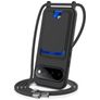 Mobigear Lanyard Card Google Pixel 11 Pro XL Coque avec cordon en Silicone et Porte-Cartes - Noir