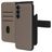 Mobiparts Samsung Galaxy A16 MagSafe Coque Cuir véritable Étui 2en1 avec coque amovible Portefeuille - Taupe