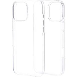 Mobiparts Classic Coque Transparente iPhone 16 Pro Max Coque arrière en TPU Souple - Transparent