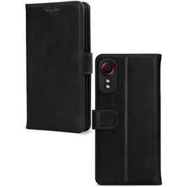 Mobilize Premium Gelly Wallet Housse Samsung Galaxy Xcover 5 Etui Porte-Monnaie - Noir