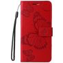 Mobigear Butterfly Housse HONOR 200 Lite Etui Porte-Monnaie - Rouge
