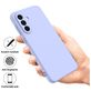 Mobigear Rubber Touch Coque Samsung Galaxy A56 Coque arrière en Silicone - Violet