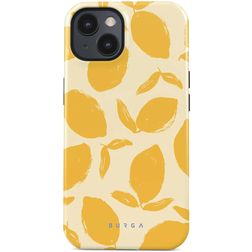 Burga Tough Coque iPhone 14 Coque arrière Rigide Anti-Chocs - Lemon Tart