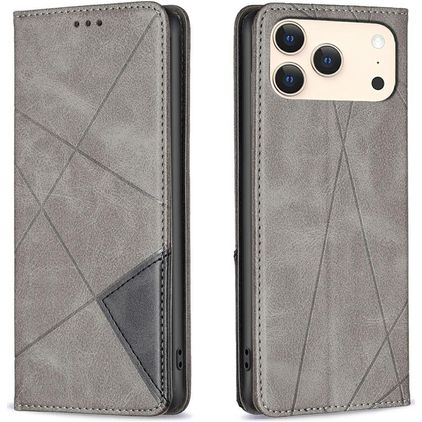 Mobigear Rhombus Slim Housse iPhone 18 Pro Max Etui - Gris