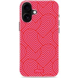 MIO Coque iPhone 16 Plus MagSafe Coque arrière Rigide - Wild Hearts