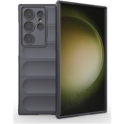 Mobigear Bumpy Coque Samsung Galaxy S24 Ultra Coque arrière en TPU Souple - Gris