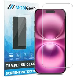 Mobigear iPhone 16 Verre trempé Protection d'écran - Compatible coque